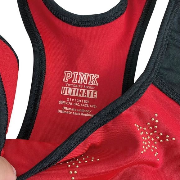 Victoria's Secret Pink Stars Ultimate Sports Bra - Picture 2 of 3